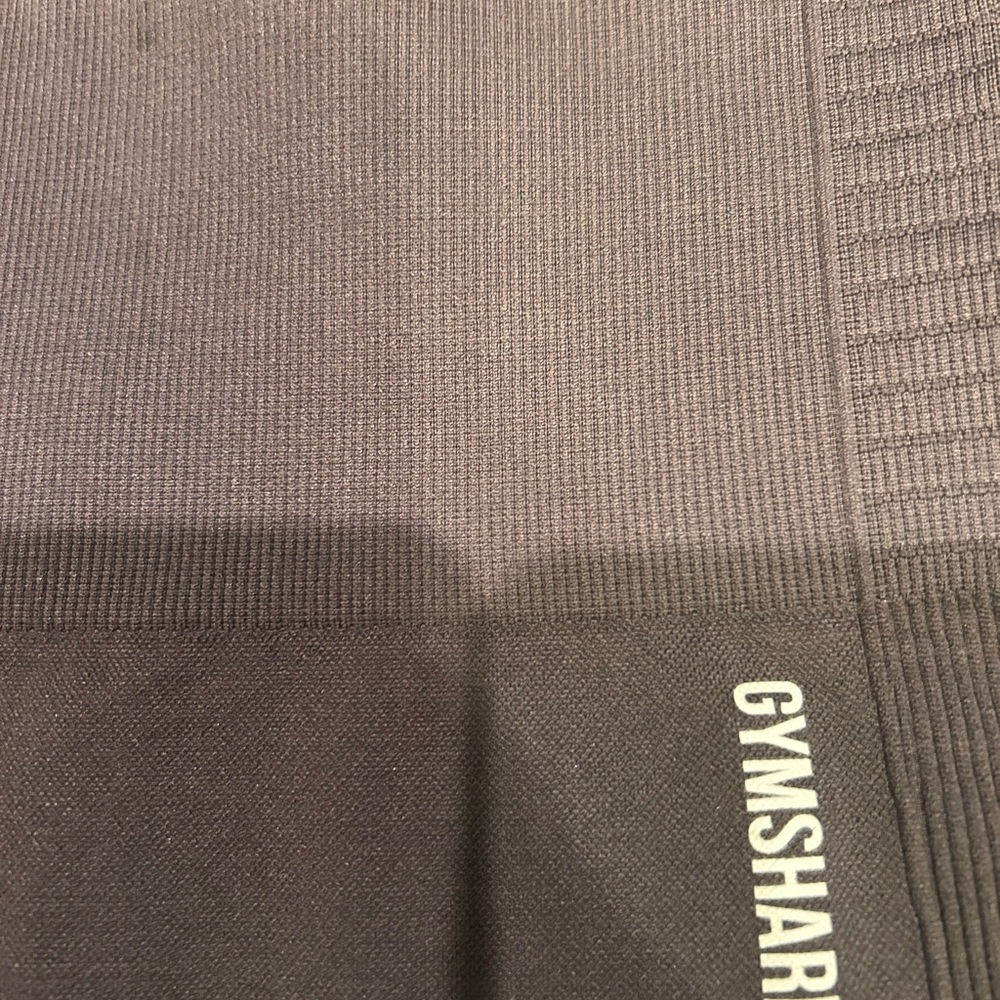 Gymshark MED energy seamless Gray eyelet detailed active compression Leggings - Picture 5 of 7